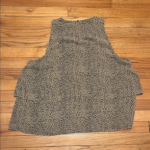 H by Halston Beige Patterned Blouse - Picture 5 of 6